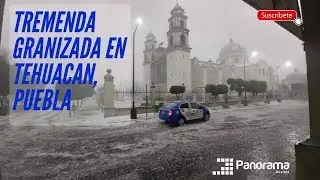 TREMENDA GRANIZADA AZOTÓ TEHUACAN, PUEBLA (FOTOS, VIDEOS)✅⏹😳