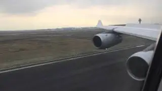 Lufthansa A340-300 landing at Cologne