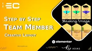 Step by Step Team Member Image Masking Widget in Elementor | EC Addons Elementor Tutorial