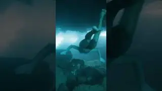 No fins cave diving. A fun little challenge.