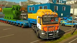 Heavy Cargo The Truck Sim - 80 Tons Marine Diesel Engine Transport! 4K