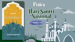 Cara Membuat Poster Hari Santri Nasional 2023 di Canva