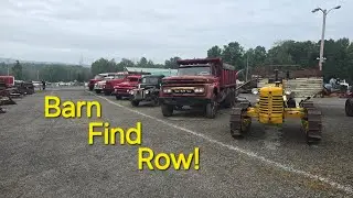 Lots of barn finds at the auction this month!