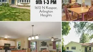 Open House Sunday September 9th 1-3 PM