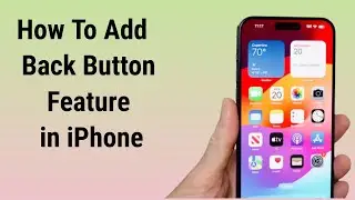 How to Add back Button in iPhone