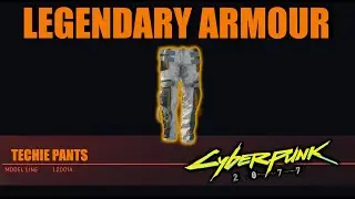 Cyberpunk 2077 - TECHIE PANTS - LEGENDARY ARMOUR