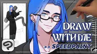 【SPEEDPAINT】Let's Draw Together ♡ EP7 | CLIP STUDIO PAINT / Draw with me