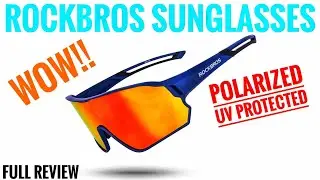 Best Budget Shades!! Rockbros Polarized Cycling Running Sunglasses UV Protected 2022 Full Review 💯😎