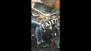 Bomb Blast Beat at 245 BPM 😱 Impressive Drumming 