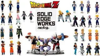 Figuras de dragon ball z Solid Edge Works guia completa #figuras #madhunter #japan #anime #goku