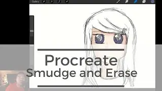 Smudge and Erase in Procreate