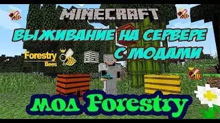 Minecraft выживание на сервере с модами / мод Forestry-пчеловодство (Как вывести пчёл мод forestry)