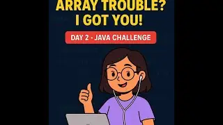 Day 1/15 - Java Challenge Today's Problem : Find the Largest Element In The Array