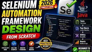 Design Selenium AUTOMATION Framework from Scratch LIKE A PRO! 