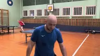 Настольный теннис : МС Жидомиров - Петроченко 3-2 Битва Титанов , с моим комментарием