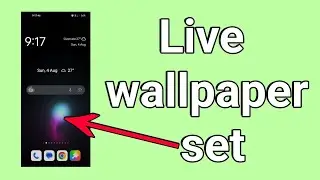 Amazing touch live wallpaper set- Realme GT2 Pro... #realme #phone #setting #tech