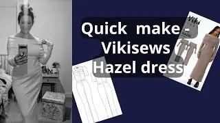 Sewing Vlog: Quick Make - Vikisews Hazel dress