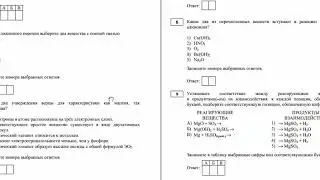 Демоверсия ОГЭ по химии 2021