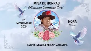 MISA DE HONRAS DE NEMESIA BAUTISTA ORÉ