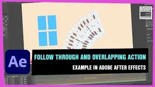 Adobe After Effects | FollowThrough and Overlapping Action