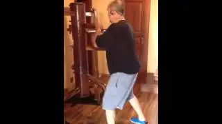 Wooden dummy traditional wing chun
