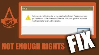 Assassin's Creed Origin Installation Error FIX!!