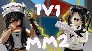 I played Murder Mystery 2 but had a 1v1 match with my friend! 🤗