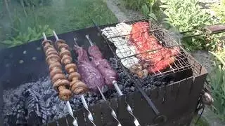 Дом. Шашлычок телятина грибочки свиная вырезка 2018