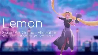 〚 AMV/MAD 〛Sword Art Online Alicization 『 Lemon - 米津玄師 Cover by まふまふ 』