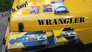 Installing aftermarket speakers Jeep Wrangler TJ
