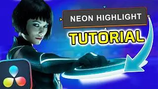 Super Easy NEON Glow Highlight Effect *Davinci Resolve Tutorial*