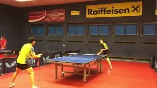 Table tennis training Kenzhegulov Aidos