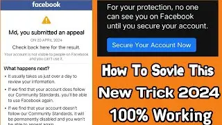 HOW TO SOLVE YOU SUBMITTED AN APPEAL FACEBOOK 2024 || YOU SUBMITTED AN APPEAL FB PROBLEM SOLVE ||