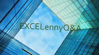 [EXCELennyQ&A] How to remove 