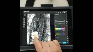 selective edit in Lr mobile, radial edits!