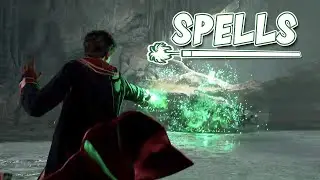 Hogwarts Legacy Spells - All Known Spells Walkthrough With Combat Gameplay