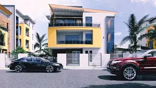 D5 Render_Contemporary Estate Animation. Revit Architecture. Archviz.