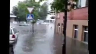 затоп во время ливня на кирова минск