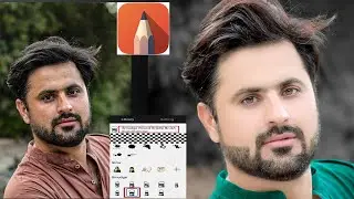 Face Smooth photo editing in Mobile۔Dark color Background Photo Editing in Mobile
