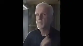 James Cameron re-enacts Titanic raft scene, The man  can be seen shaking uncontrollably,