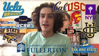 I Applied To 10 Colleges!! || Where I Applied and My Application Experience (2019/2020)