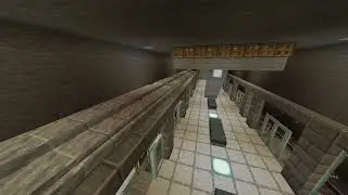 Minecraft Create Mod with metro platform screen doors