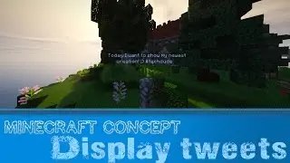 Display tweets on a minecraft vanilla server!