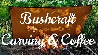 Bushcraft Day Hike: Cornish Coast, Flint and Steel with Cramp Balls, Carving and Coffee