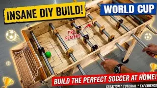 Easy DIY / Build Your Own Foosball Table / Great fun for Kids