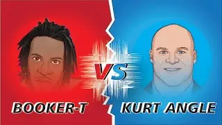 Booker T vs Kurt Angle Comparison wwe
