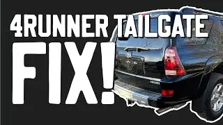 How to fix a stuck tailgate on a 2005 Toyota 4Runner | It's fun they said...
