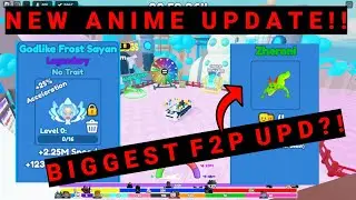 Anime Update (BIGGEST F2P UPDATE??) (Race Clicker) [Roblox]