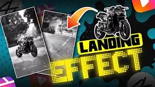 Bike Landing Effect In Capcut App || Tutorial Video|| 