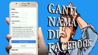 CARA MENGGANTI NAMA DI FACEBOOK LEWAT HP